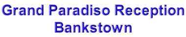 Grand Paradiso Reception Bankstown